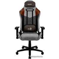 Игровое (геймерское) кресло AeroCool Duke Tan Grey (черный/серый)
