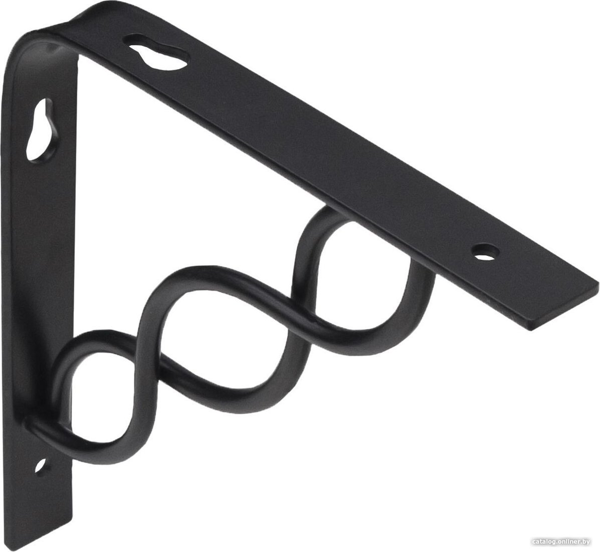 Полкодержатель AKS мет. INFINITY 200*200*20*3, черный