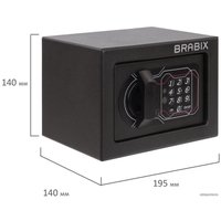 Мебельный сейф Brabix SF-140EL