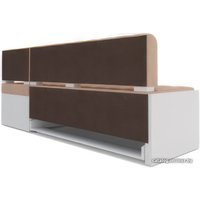 Угловой диван Мебель-АРС Ганновер правый 208x82x133 (бежевый Luna 061)