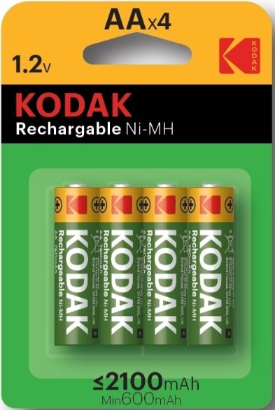 

Аккумулятор Kodak HR6-4BL 2100mAh Ni-MH Pre-Charged KAARPC-4BL