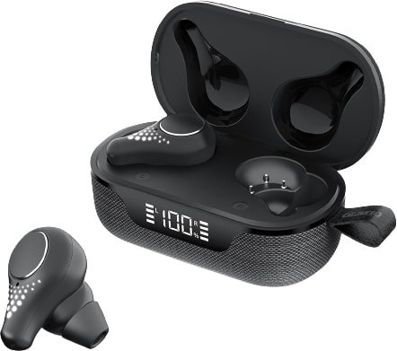 

Наушники Olmio TWE-07 (черный)