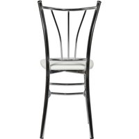 Стул ВВР Трилогия (белый крокодил/хром, экокожа) в Могилеве