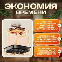 Аэрогриль (аэрофритюрница) Xiaomi Mijia Smart Air Fryer 5L MAF11 (с переходником на евровилку)