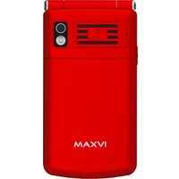 Кнопочный телефон Maxvi E11 (красный)