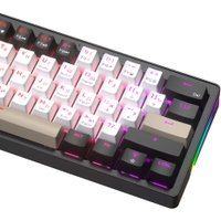 Клавиатура JEGG ZA61 White Black Brown (TNT Yellow)