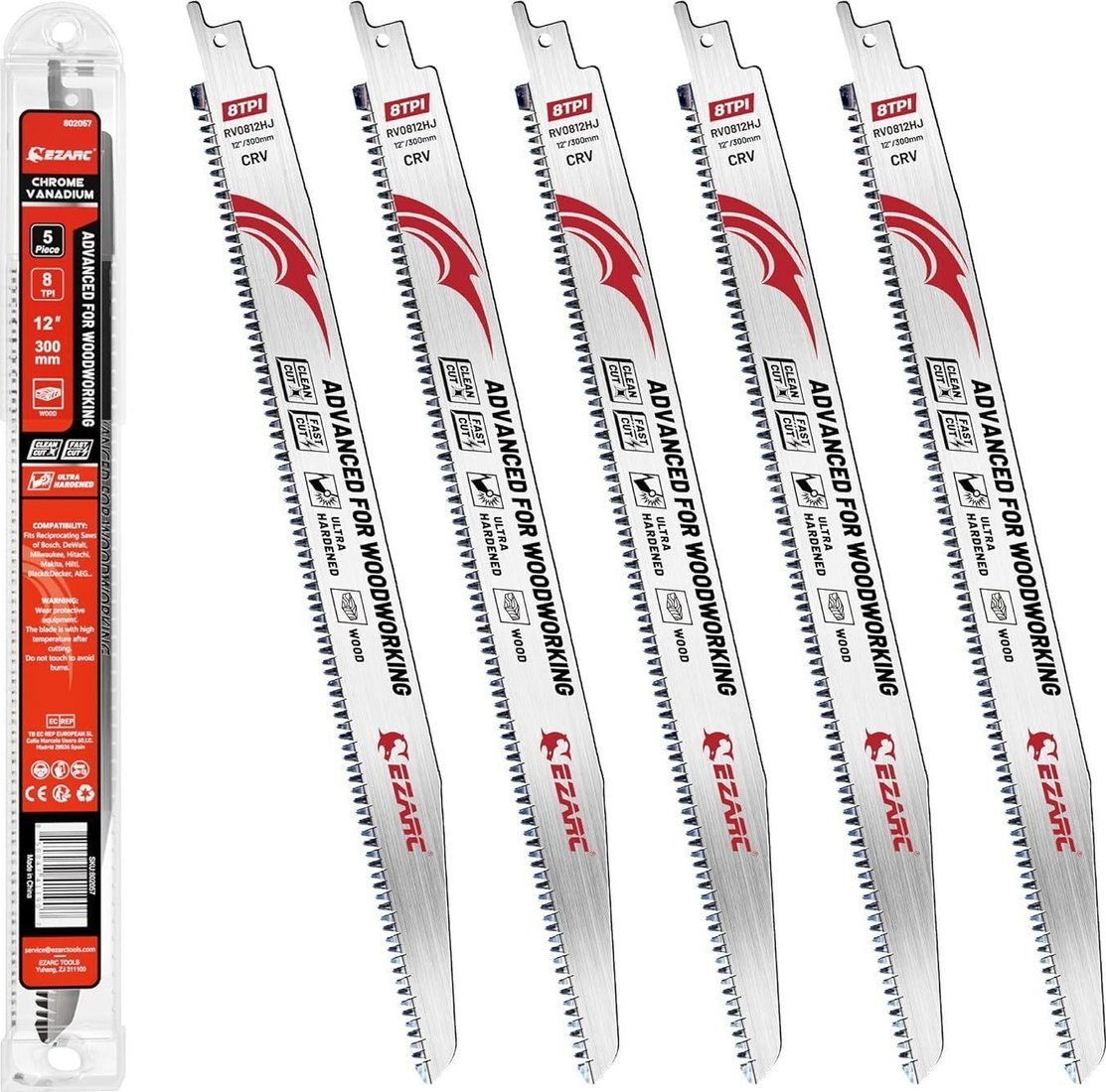 

Набор пильных полотен Ezarc 802057 (5 шт)