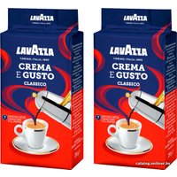 Кофе Lavazza Crema e Gusto молотый 2x250 г