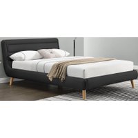 Кровать Halmar Elanda 140x200 (темно-серый)