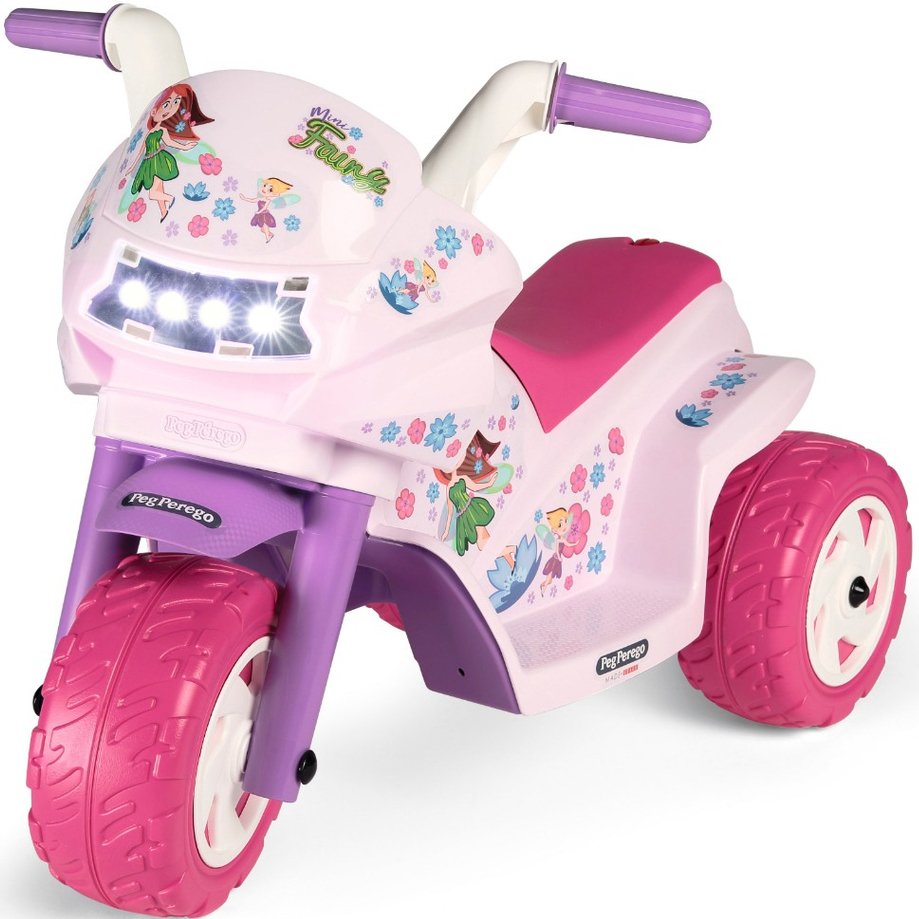 

Электромотоцикл Peg Perego Mini Fairy IGMD0008 (белый/розовый)