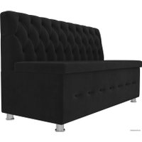 Диван Mebelico Вента (велюр, черный)