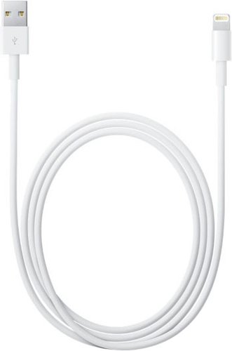 Кабель Apple USB 2.0 Type-A - Lightning (1 м, белый)