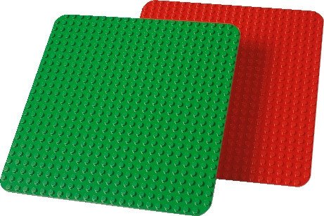 Конструктор LEGO 9071 2-Large Green Plates 15 x 15