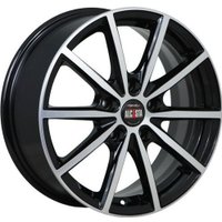 Литые диски Alcasta M61 17x7" 5x114.3мм DIA 67.1мм ET 35мм BKF