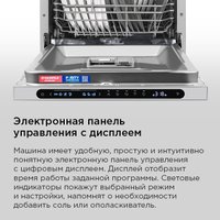 Встраиваемая посудомоечная машина MAUNFELD MLP45331T Light Beam Wi-Fi