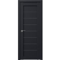 Межкомнатная дверь ProfilDoors 71U L 80x200 (черный матовый, стекло графит)