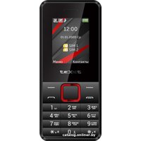 Телефон TeXet TM-207 (черный/красный)