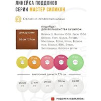 Поддон для пастилы Сам Себе Шеф силиконовый сплошной 30x27 см
