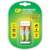 Аккумуляторы + зарядное GP E211/210AAHCCS-2CR1