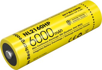 Аккумулятор Nitecore NL2160HP 553