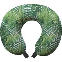Подушка для путешествий Ambesonne Тропические листья trp-36056