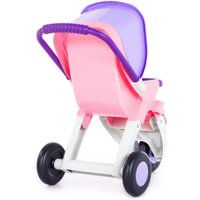 Коляска для кукол Полесье Anita 3-х колесная 95206 (розовый)