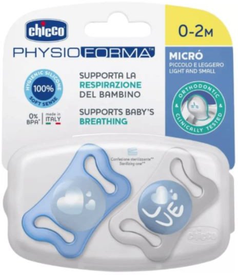 

Набор пустышек Chicco PhysioForma Micro 00075126210000 (2 шт)