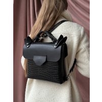 Женская сумка Killtoday Beatrix (черный камень/гладкий)