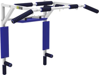Central Sport Турник 4 в 1 (белый/синий)