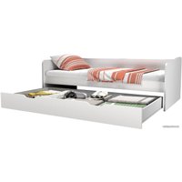 Кровать с выдвижным спальным местом Polini Kids Fun 4200 (белый)