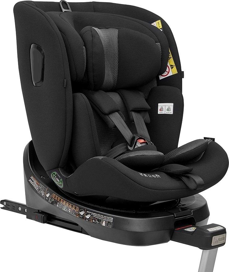 Детское автокресло PEPPY UNOfix 0-36 I-Size 40-150 см (black)
