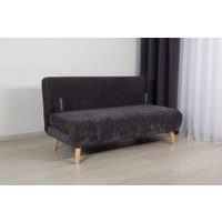 Диван DiArt Элли 1500 (велюр Sensey graphite/ножки светлые)