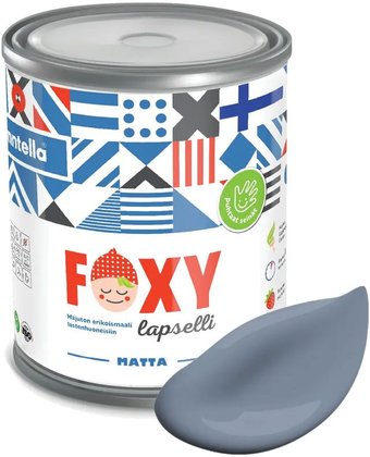 Finntella Foxy Lapselli Matte Kangas F-50-1-1-FL296 0.9 л (голубой/серый)