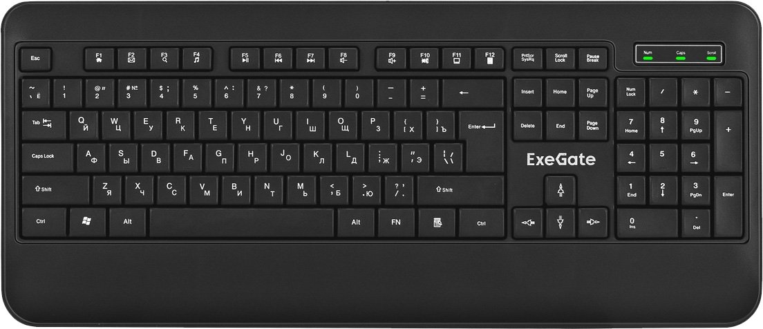 

Клавиатура ExeGate Professional Standard LY-E5500M Color box