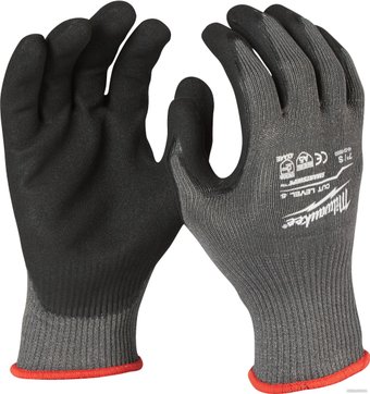 Нитриловые перчатки Milwaukee Cut level 5/E 8/M 4932471424