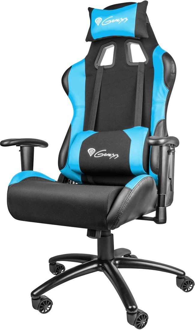 

Игровое (геймерское) кресло Genesis Nitro 550 (черный/голубой)