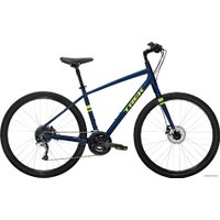 Велосипед Trek Verve 3 Disc L 2022 (синий)