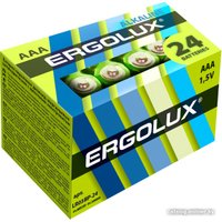 Батарейка Ergolux Alkaline AAA 24 шт. LR03 BP-24