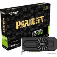 Видеокарта Palit GeForce GTX 1060 StormX 6GB GDDR5 [NE51060015J9-1061F]