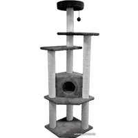 Когтеточка Cat House Торнадо 1.8 (сизаль серый)