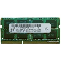 Оперативная память Micron 4GB DDR3 SODIMM PC3-10600 [MT16JSF51264HZ-1G4D1]