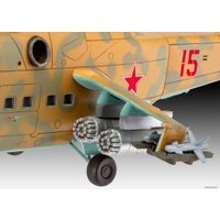 Сборная модель Revell 04951 Ударный вертолет Mil Mi-24D Hind