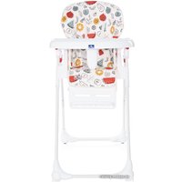 Высокий стульчик Lorelli Dulce 2021 (white fruits)