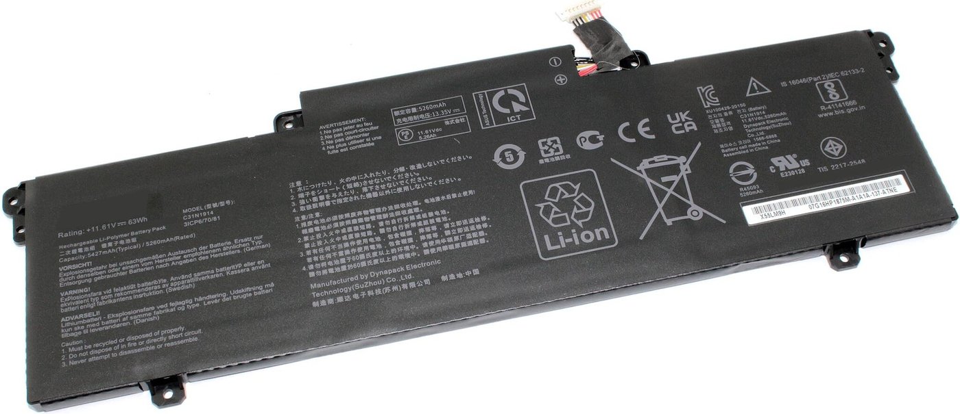 

Аккумуляторы для ноутбуков ASUS C31N1914
