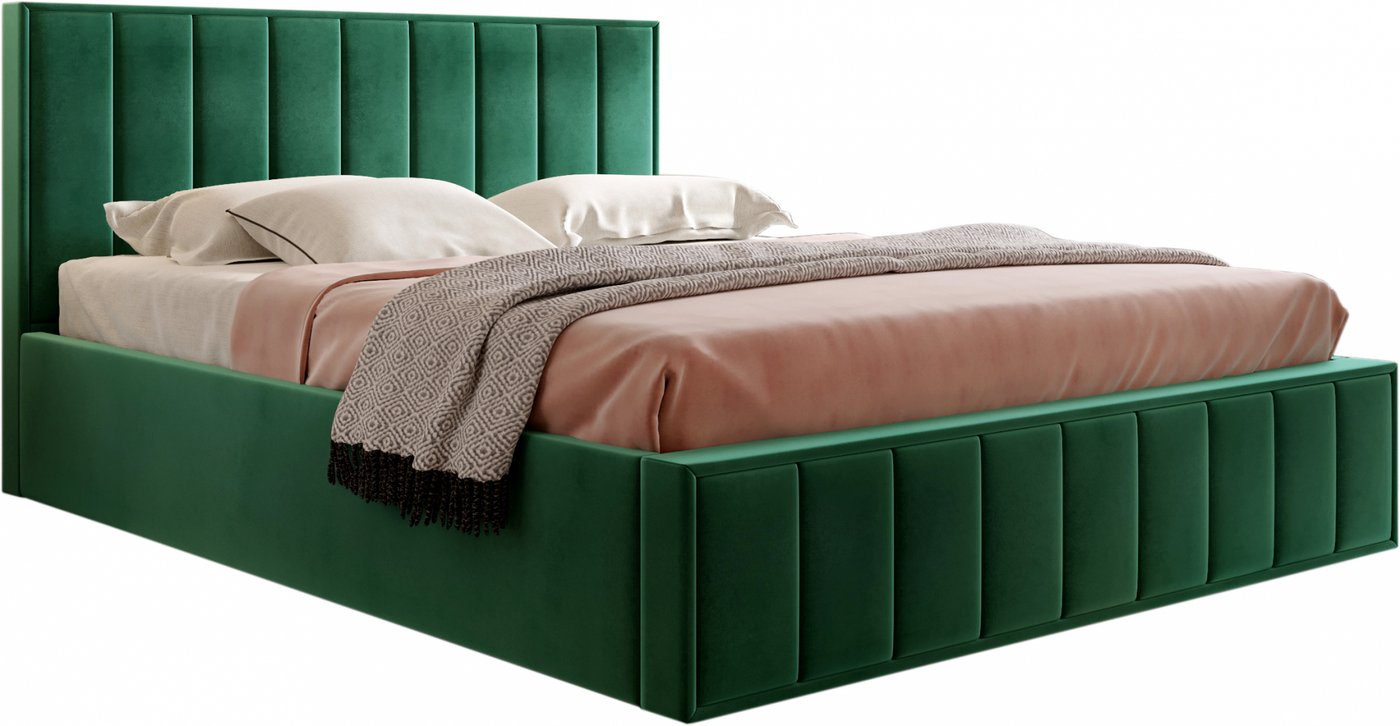

Кровать Мебельград Вена Стандарт 180x200 (без основания, мора зеленый)