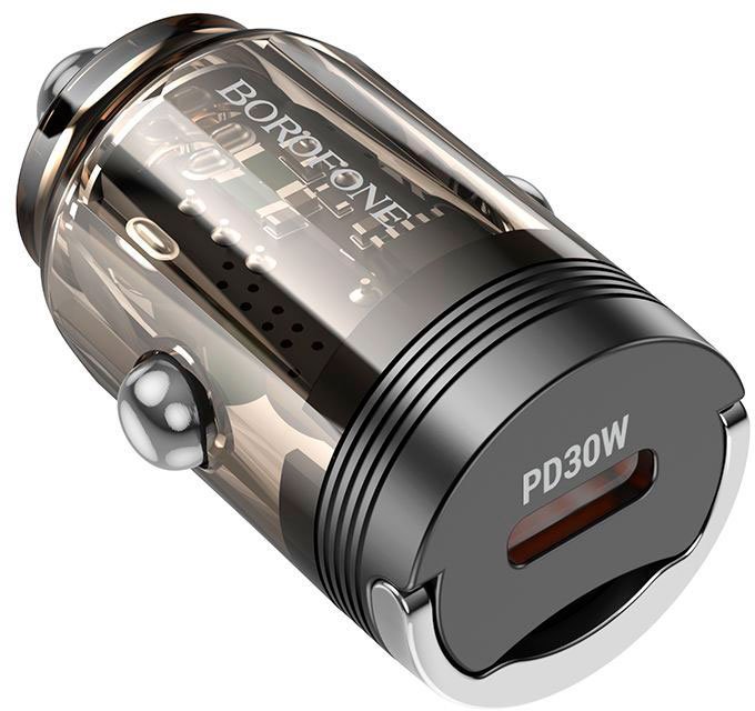 

Автомобильное зарядное Borofone BZ29 USB Type-C (прозрачный)