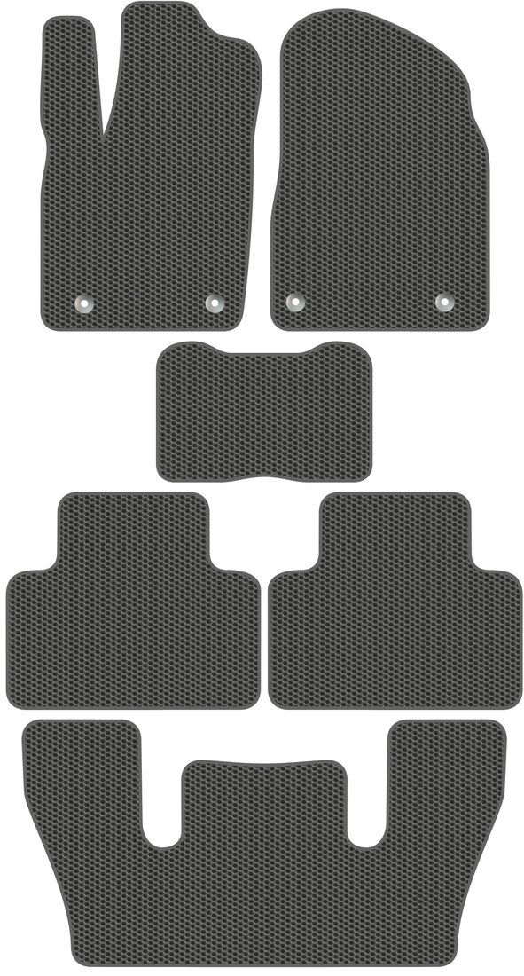 

Комплект ковриков для авто Alicosta Dodge DURANGO III (suv / 3) 2011 - Н.В. +3 ряд (серый)