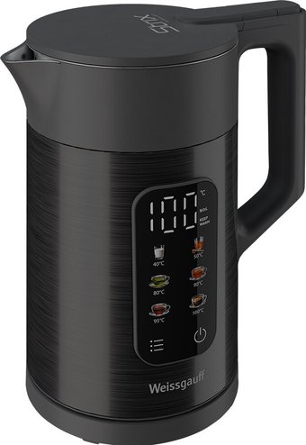 Электрический чайник Weissgauff WK 1560 Db Touch BodyCool