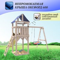 Игровой комплекс National Tree Company С качелями лодочка IgroWoods ДКНП-8 (не окрашен)