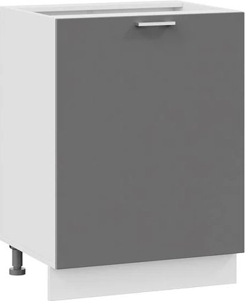 

Шкаф напольный Трия Габриэлла 1Н6 с одной дверью (белый/титан)